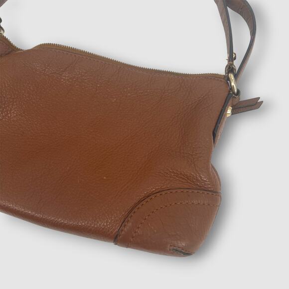 Y2k Vintage MICHAEL Michael Kors Brown Pebbled Leather Shoulder Bag - Picture 5 of 7